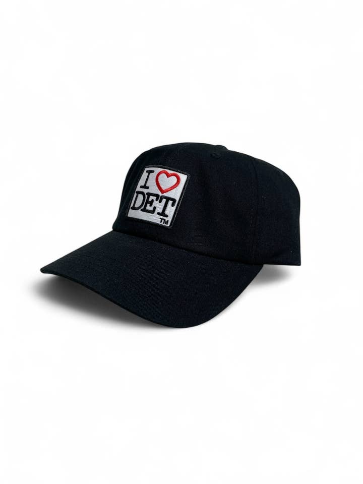 (NEW) I Love Detroit Dad Cap - Available in 2 Colors for wholesale by Ink Detroit