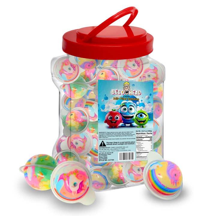Unicorn: Jelly-Filled Popping Gummy Balls for wholesale by Dare Online LLC