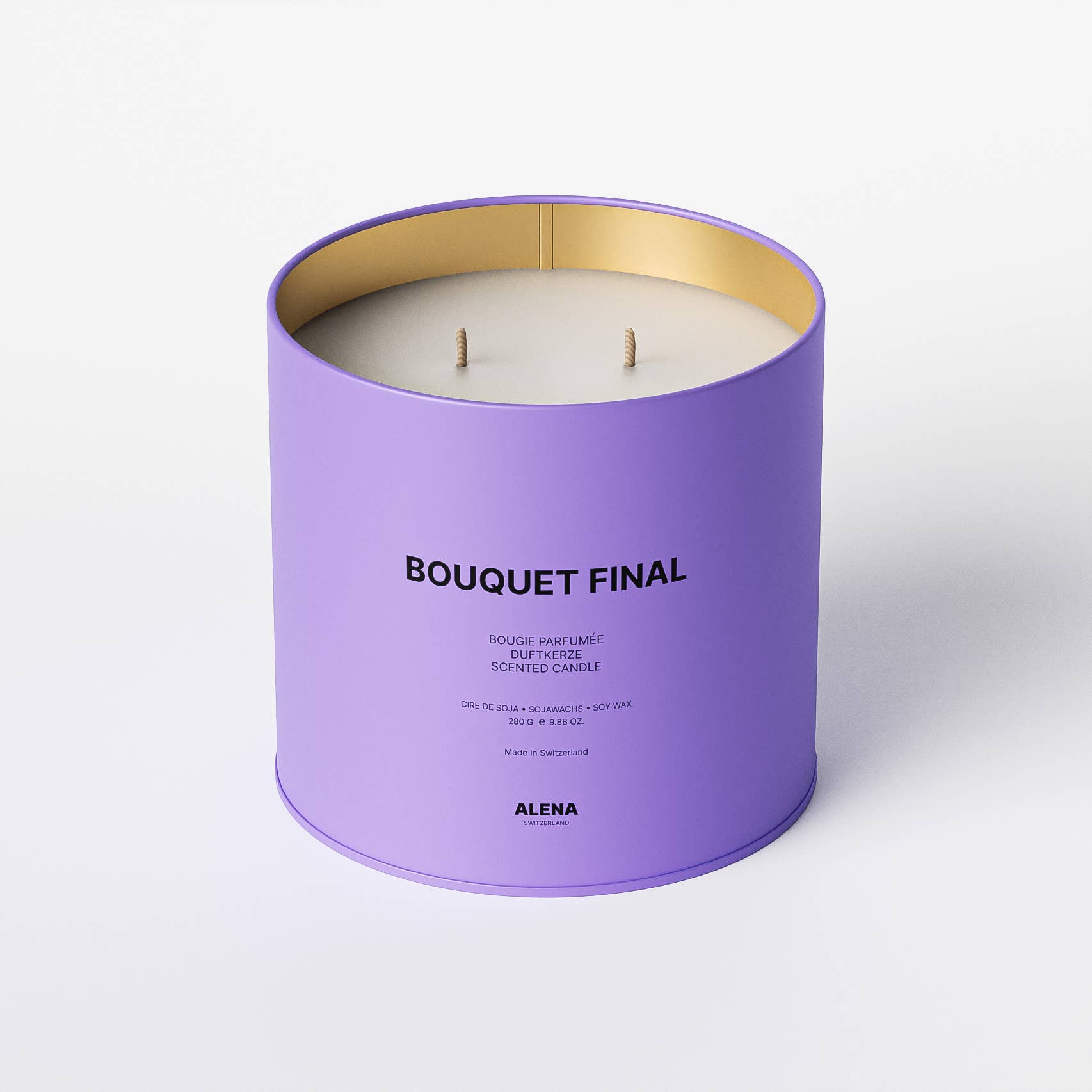 ALENA SWITZERLAND - Vente Bougie en bocal - Bougie Parfumée Bouquet Final – 280 g4