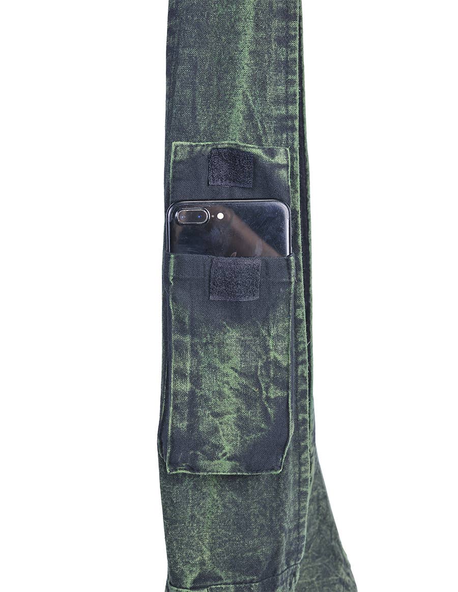 The Collection Royal / Royal Handicrafts - Vendita all'ingrosso Borsa a tracolla - Donna - Borsa Hobo a tracolla Hippie Boho ricamata a forma di fungo in cotone19