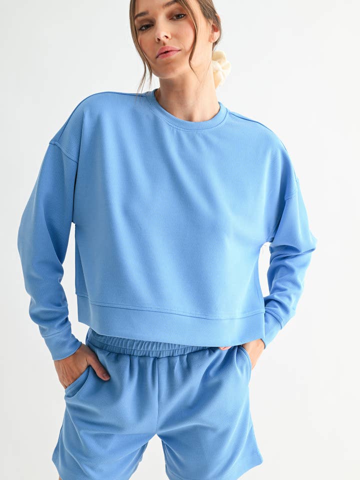 Mono B - Wholesale Knit Sweater - Women's - Luxe Sand Wash Rib Sweater32