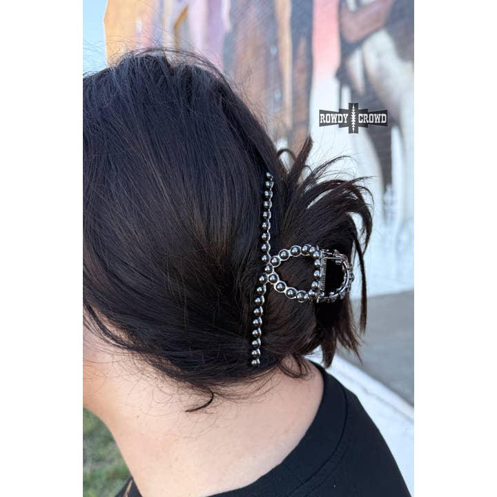 Rowdy Crowd Clothing - Wholesale Hair Clip - Women's - Pecos Pearl Hair Clip1
