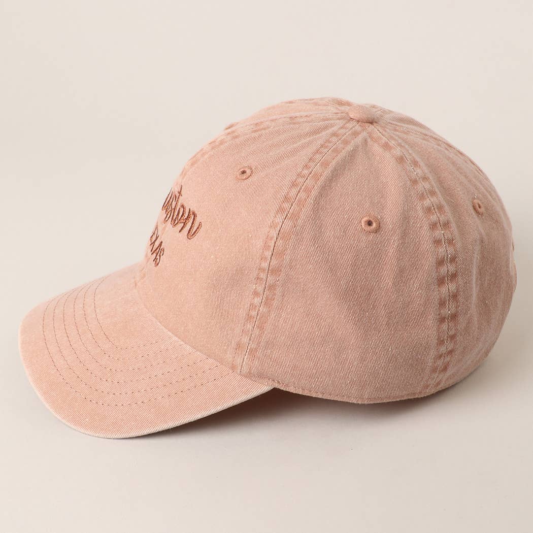 Fashion City – Boné de beisebol - Unissexo por atacado – Chapéu Lavado com Pigmento Personalizado – Bordado de Cidade e Estado19