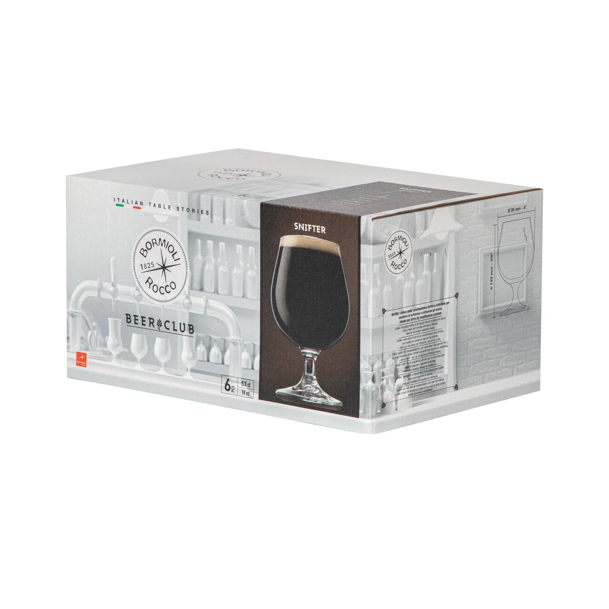 Rinkit Ltd – wholesale Beer glass/mug – Bormioli Rocco Craft Ale and Beer Snifter Glass - 530ml4