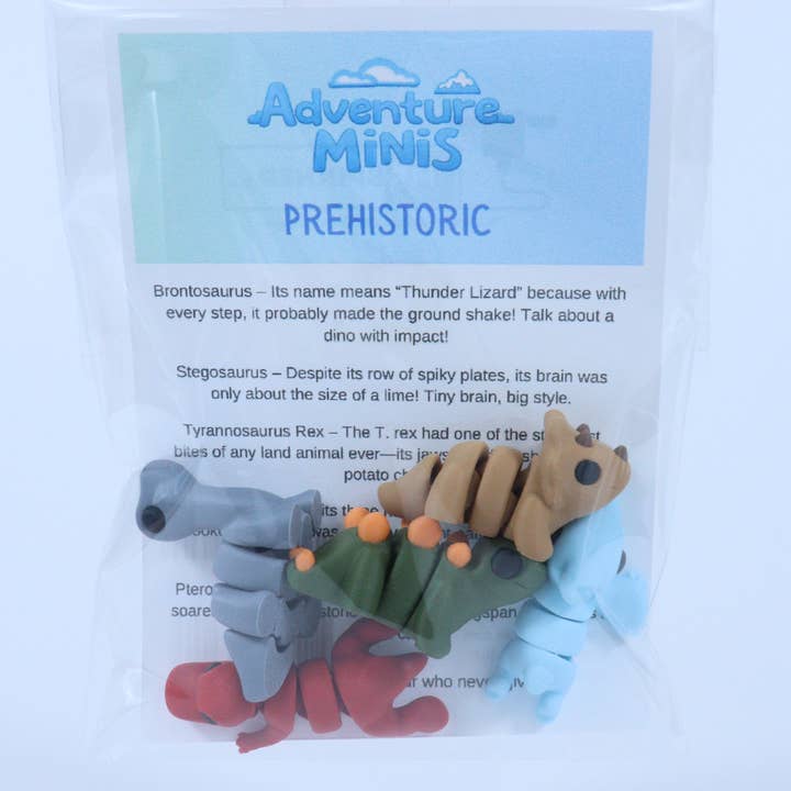 3D Printed Animals – Adventure Minis Dinosaur Set for wholesale by MrSpinner