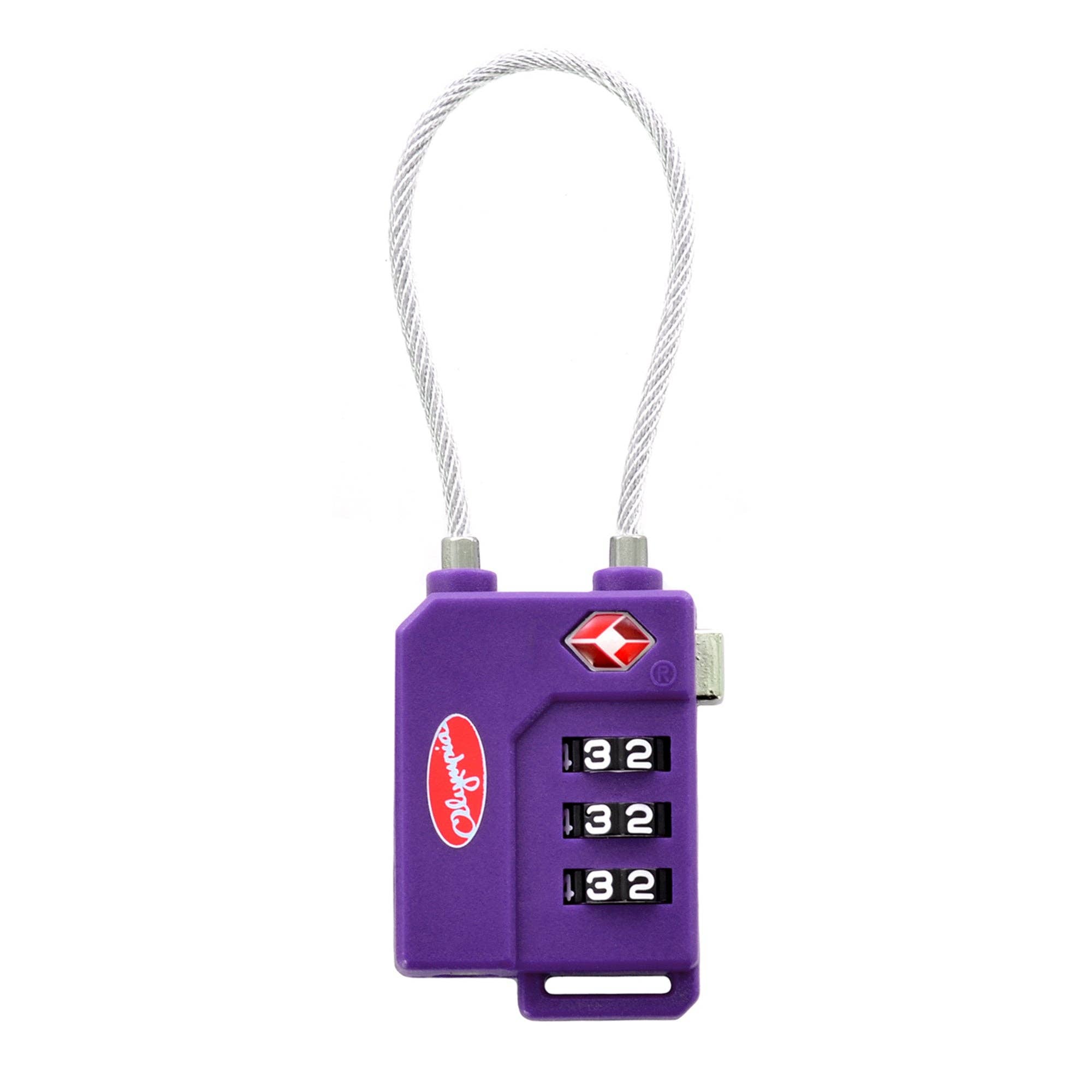 Olympia USA - Wholesale Luggage Lock - TSA Cable Combination Lock8