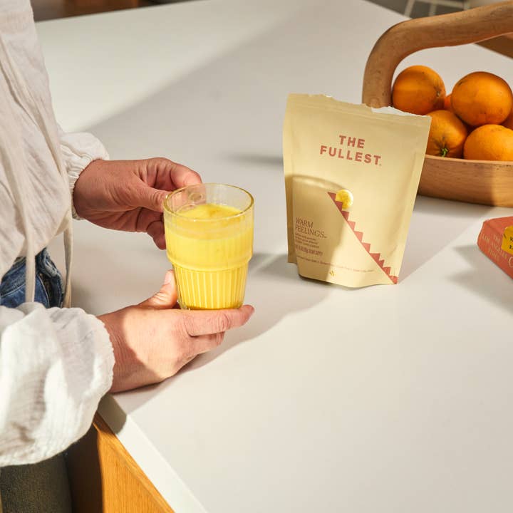 THE FULLEST - Wholesale Protein/Superfood Powder - Saffron Latte 100 Day Supply1