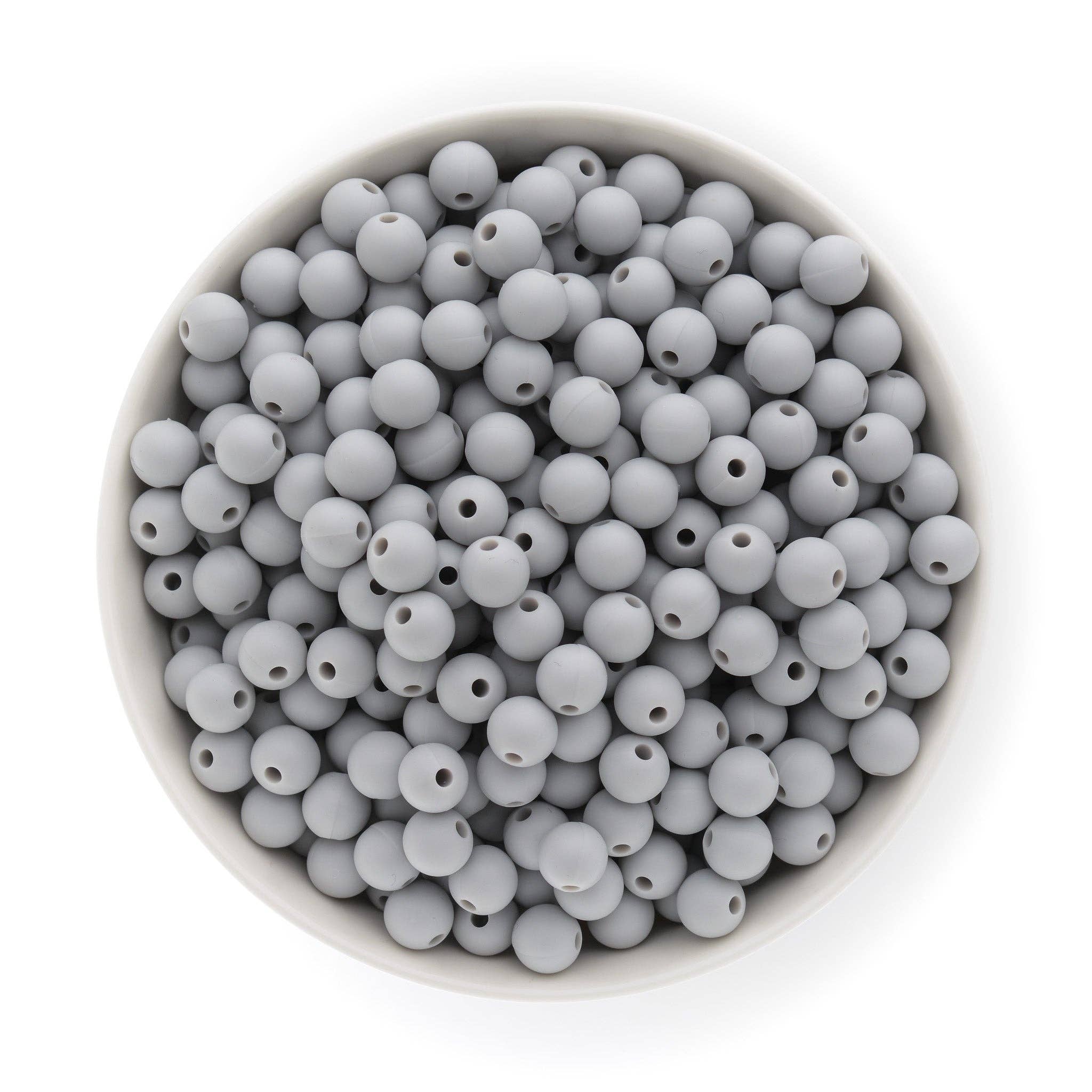 Cara & Co Silicone Craft Supply – Missangas por atacado – Contas redondas de silicone de 9 mm29