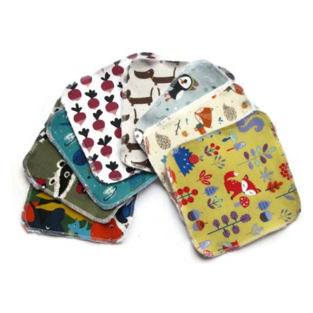 biau-biau Ireland - Wholesale Face & Body Wipes - Baby - Double Sided Washable Wipes- pack of 81