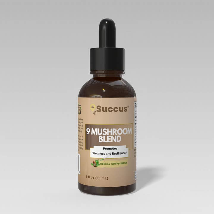 9-Blend Mushroom Herbal Extract — Daily Wellness Blend for wholesale by Succus