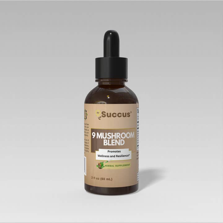 9-Blend Mushroom Herbal Extract — Daily Wellness Blend for wholesale by Succus