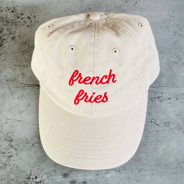 The Silver Spider - Wholesale Baseball Cap - Unisex - French Fries foodie Baseball Cap Dad Hat diner funny