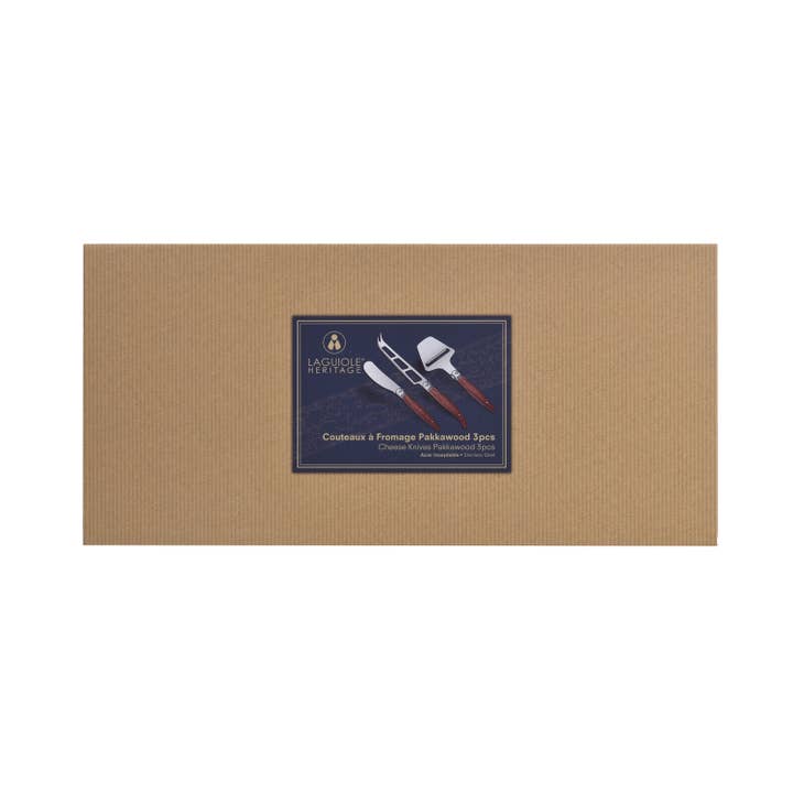 Laguiole - Wholesale Knife Set - Laguiole Heritage set of 3 knives: for butter and cheeses2