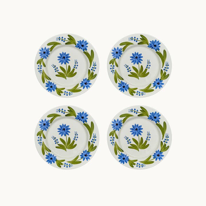 Assiette à dessert Olivia (lot de 4) pour la vente par Duggan Society