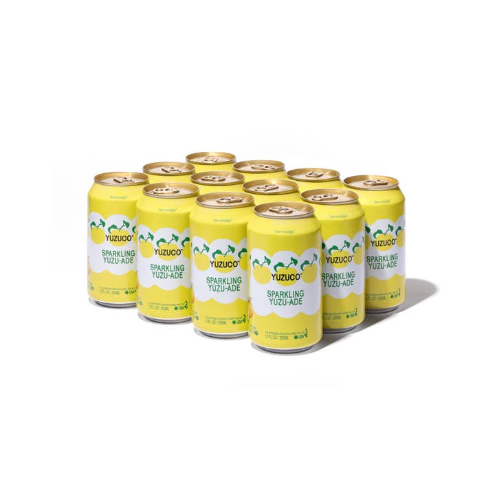 YUZUCO - Wholesale Soda/Carbonated Drink - Sparkling Yuzu-Ade (12oz, 12pk)5