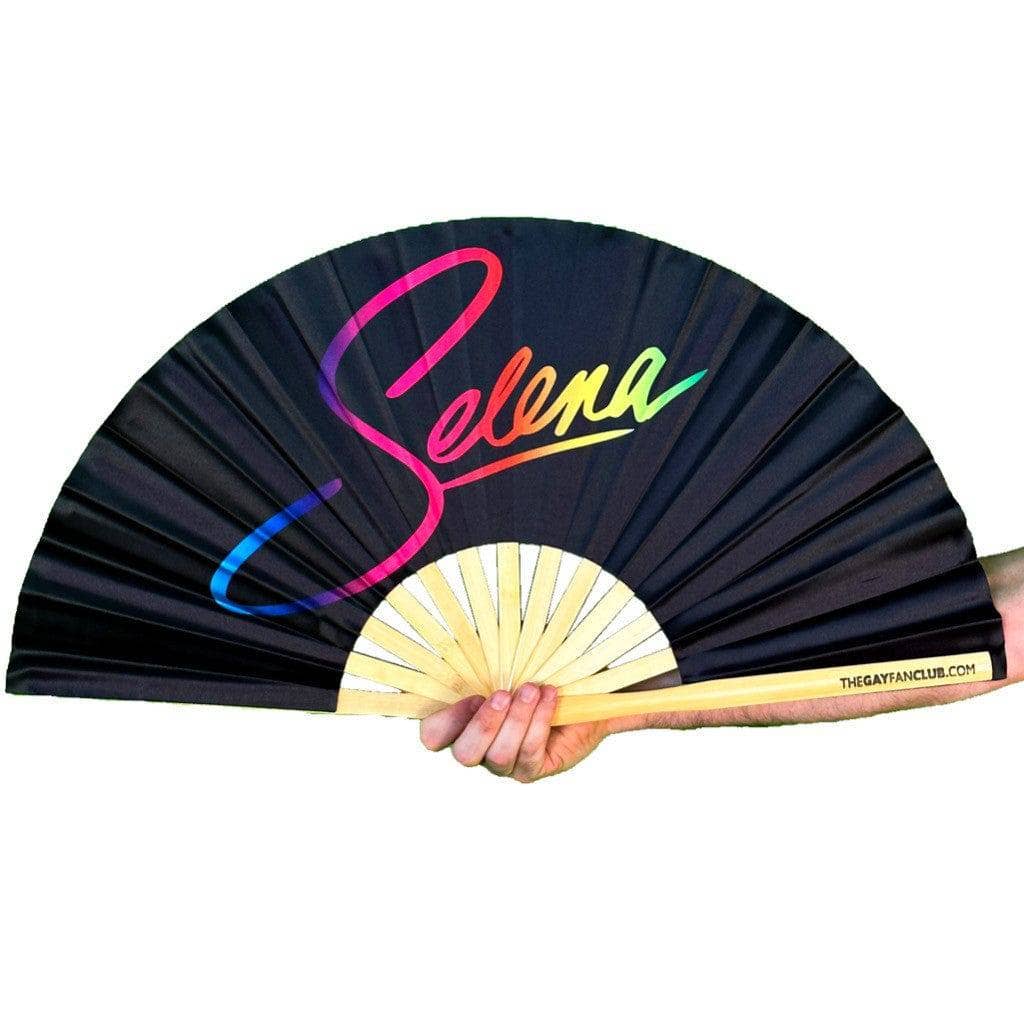 The Gay Fan Club - Wholesale Handheld Folding Fan - Selena Fan3