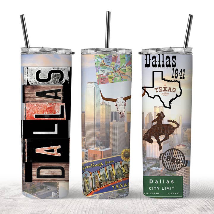 Copo Dallas Texas por atacado de Imprintsink