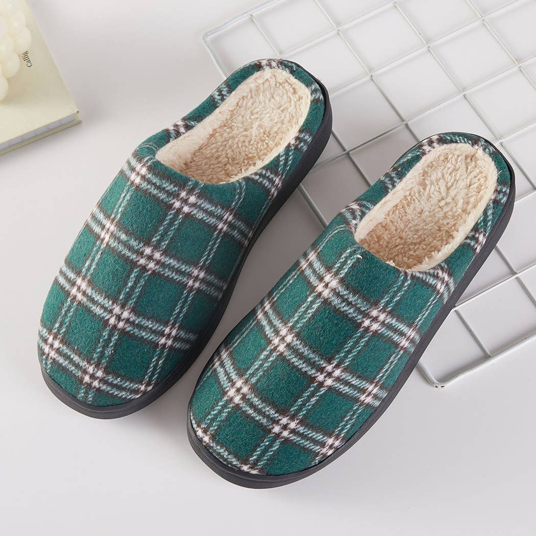 Fashion City - Wholesale Slippers - Women's - Christmas Check Pattern indoor slipper2