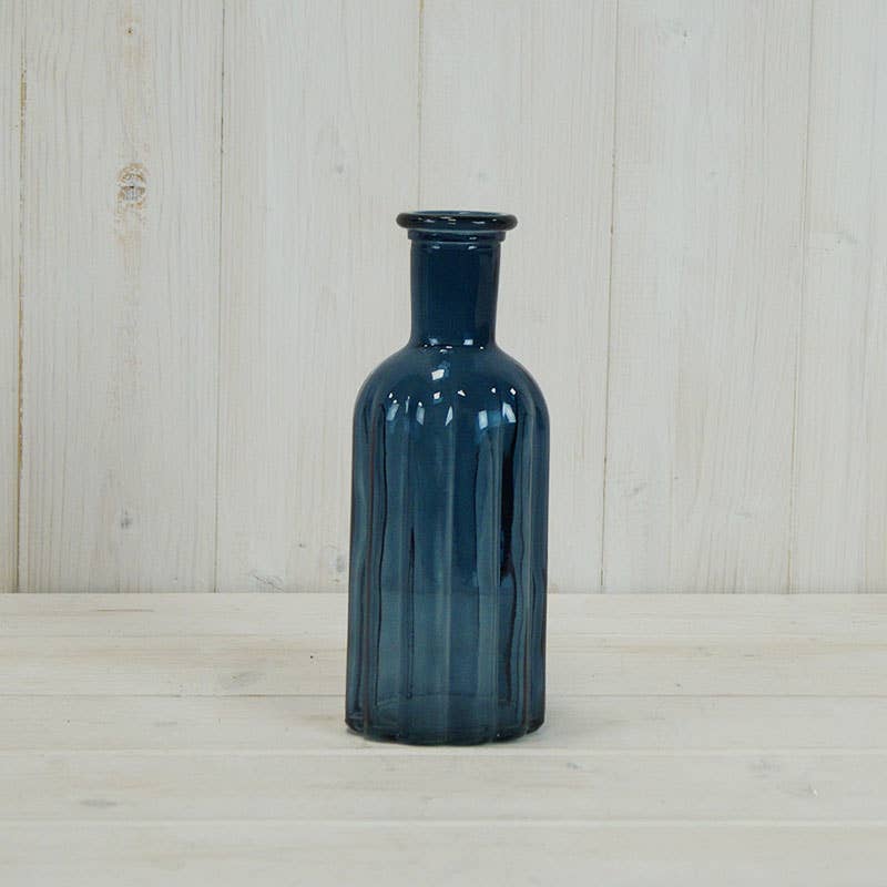 Satchville – wholesale Vase – Blue Glass Bottle