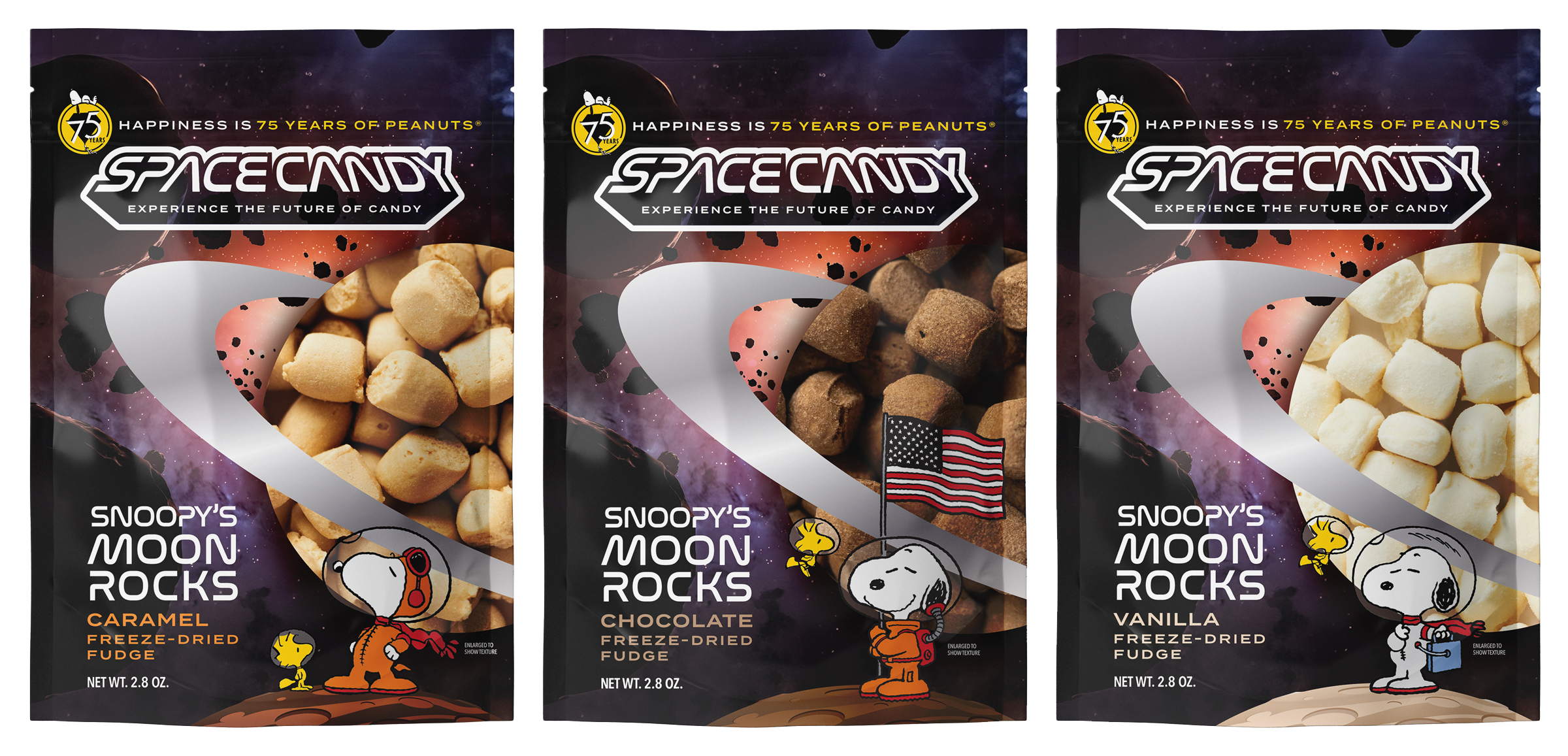 Space Candy - Wholesale Fudge - Snoopy's Chocolate Moon Rocks2