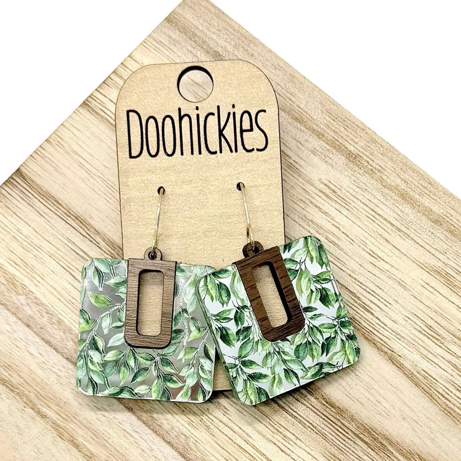 Doohickies - Wholesale Hangende/ronde oorbellen - Fall-la-la-la Bellas - Herfst Acryl Oorbellen1