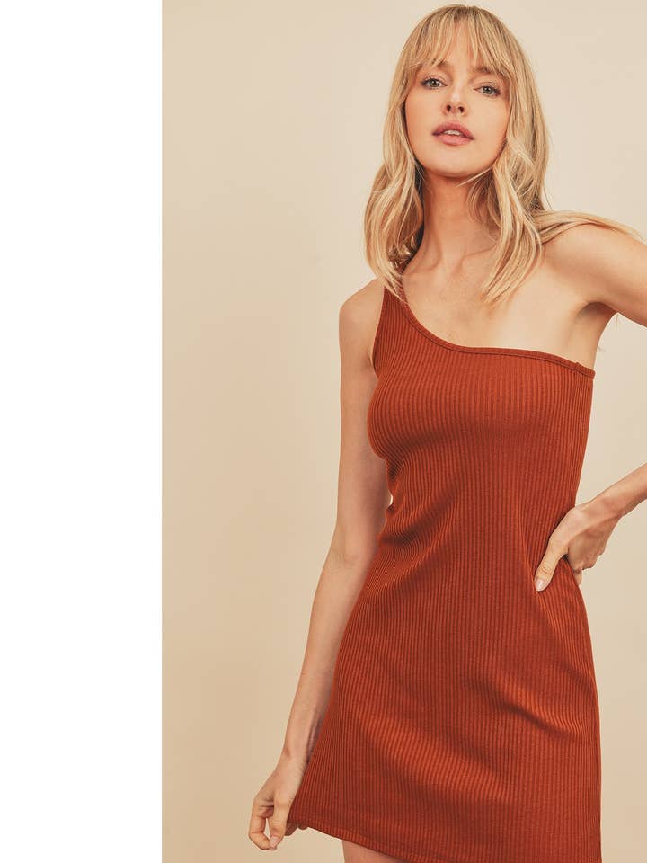 Dress Forum - Vendita all'ingrosso Vestito - Donna - FD6750 Mini Abito Monospalla (1)0