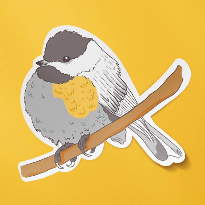Little Something Co. - Wholesale Sticker - Chickadee Bird Sticker0
