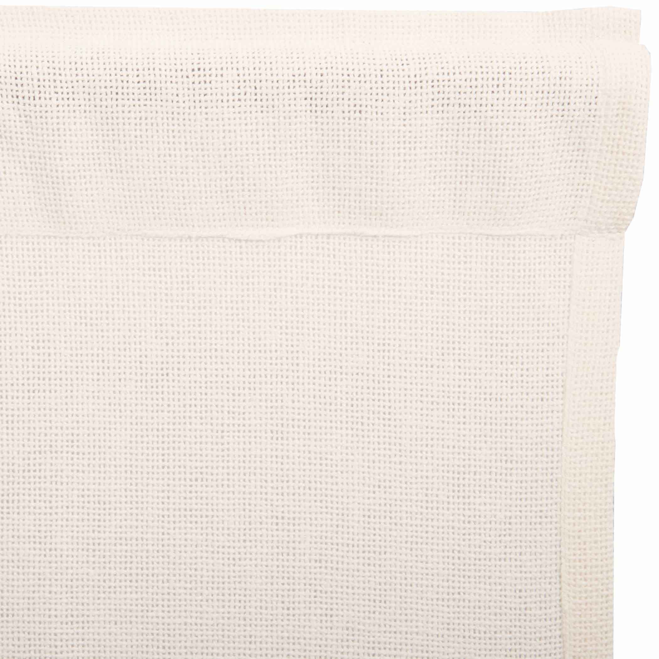 VHC Brands - Wholesale Curtain - Burlap Antique White Tier Set of 2 L36xW366