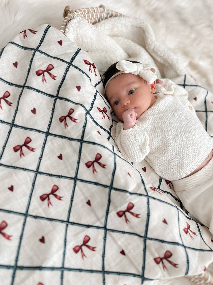 Pop Ya Tot - Wholesale Inbakerdoek - Baby - Bow Peep Swaddle2