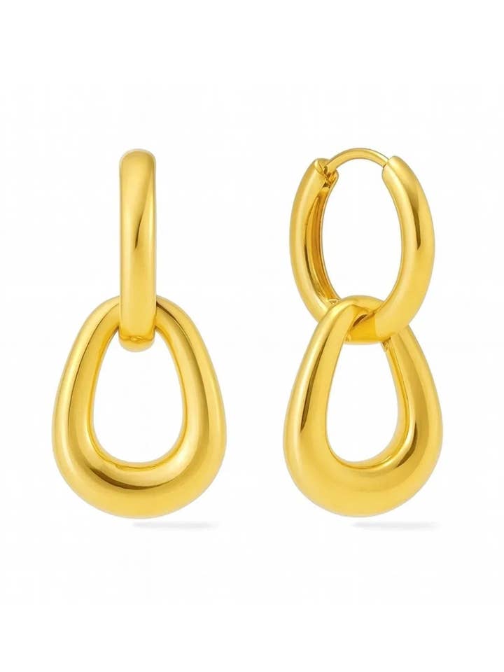 Taylor Double Hoops for wholesale by Sunny Sunday
