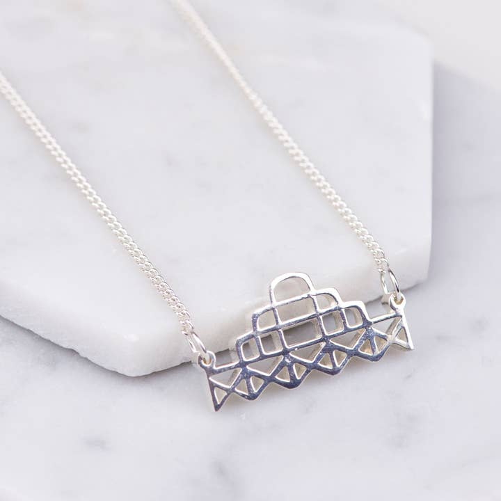 Brighton West Pier Necklace for wholesale by Fawn And Rose