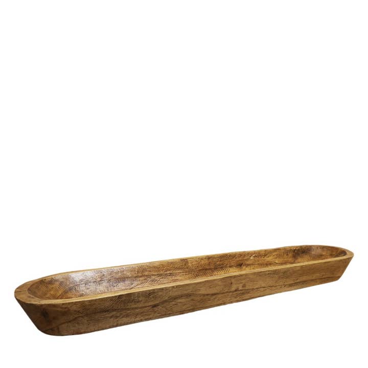 AULICA - Wholesale Decorative Plate/Dish/Bowl - Decorative wooden bowl 100x22x10cm
