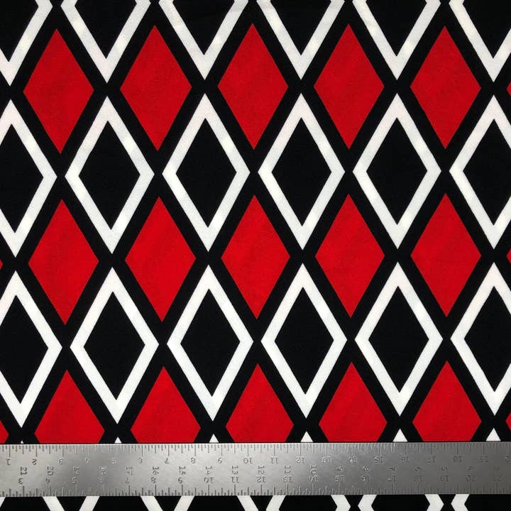 Express Knit Inc. - Wholesale Fabric - Liverpool Knit Geometric Print Fabric