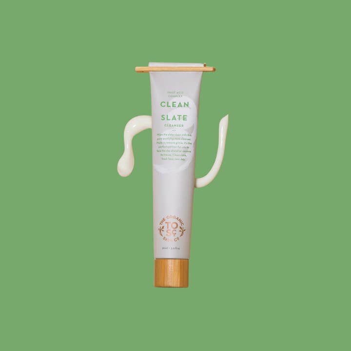 The Organic Skin Co. - Wholesale Facial Cleanser - Clean Slate - Organic Face Cleanser with AHA for Acne