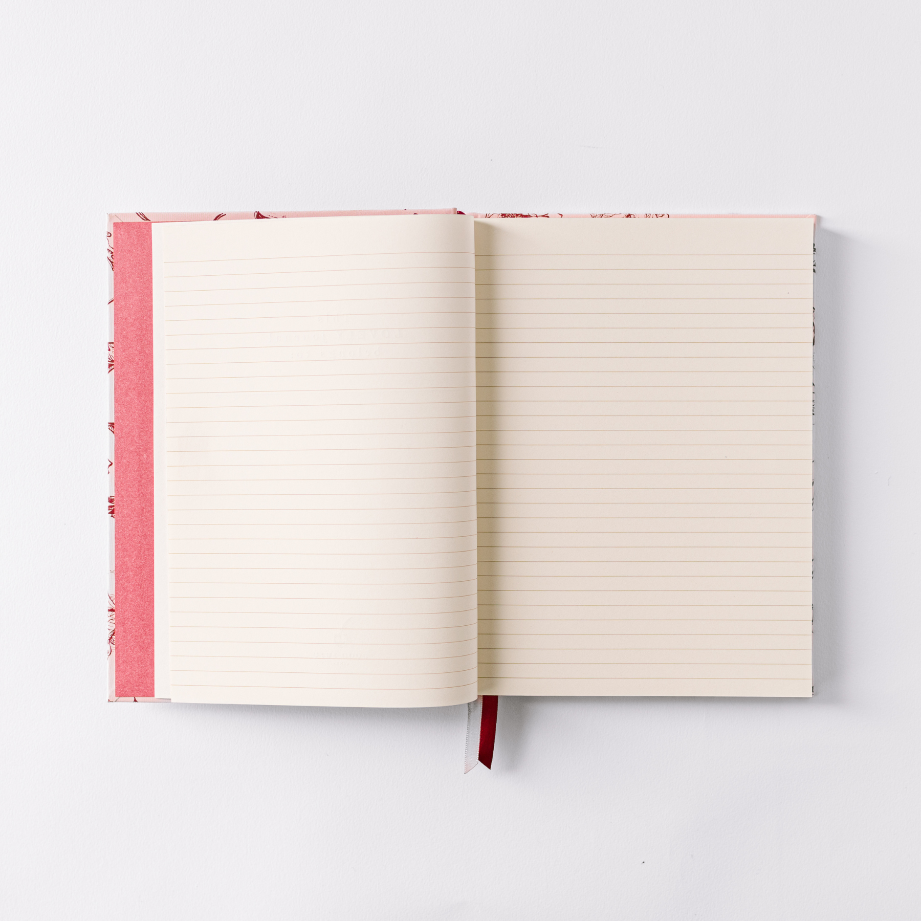 Good Juju Ink – Großhandel Tagebuch – Rosafarbenes Toilettenbuch mit botanischem Vogelmotiv7