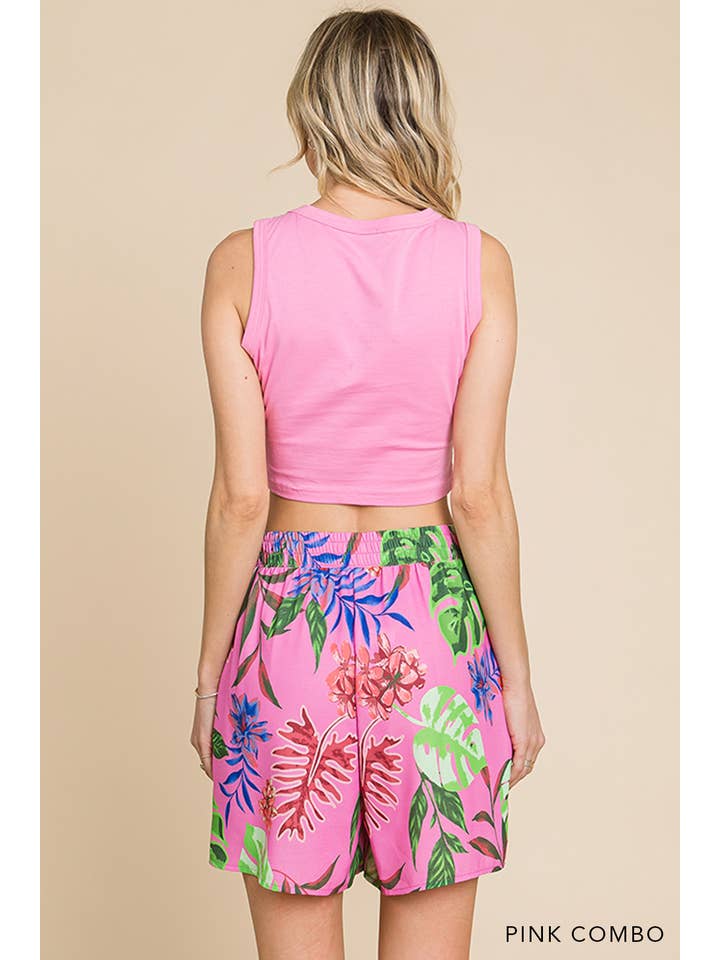 Cotton Bleu - Wholesale Shorts - Women's - 30185W - Bohemian Style Women's Air Flow Print Shorts7