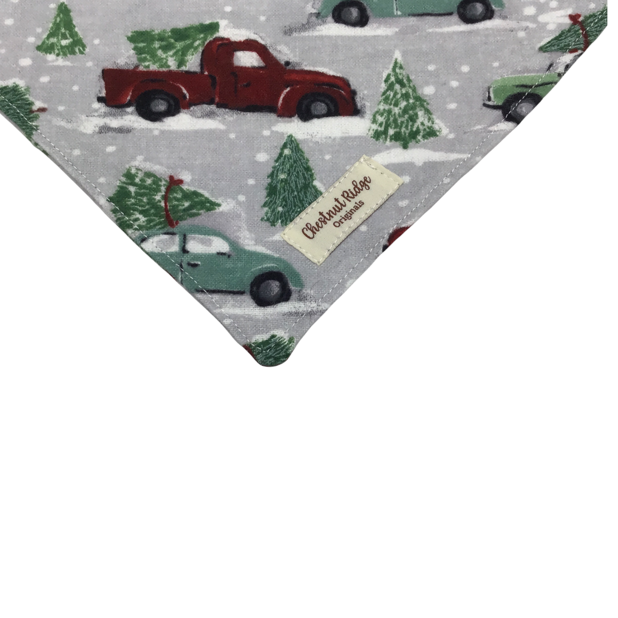 Chestnut Ridge Originals - Wholesale Hondenbandana - Hond - Kerstboom boerderij hond Bandana1