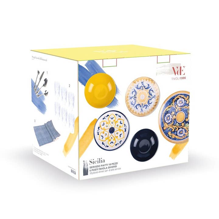 VdE Tivoli 1996 - Wholesale Dinnerware Set - SICILIA TABLE 18PCS1