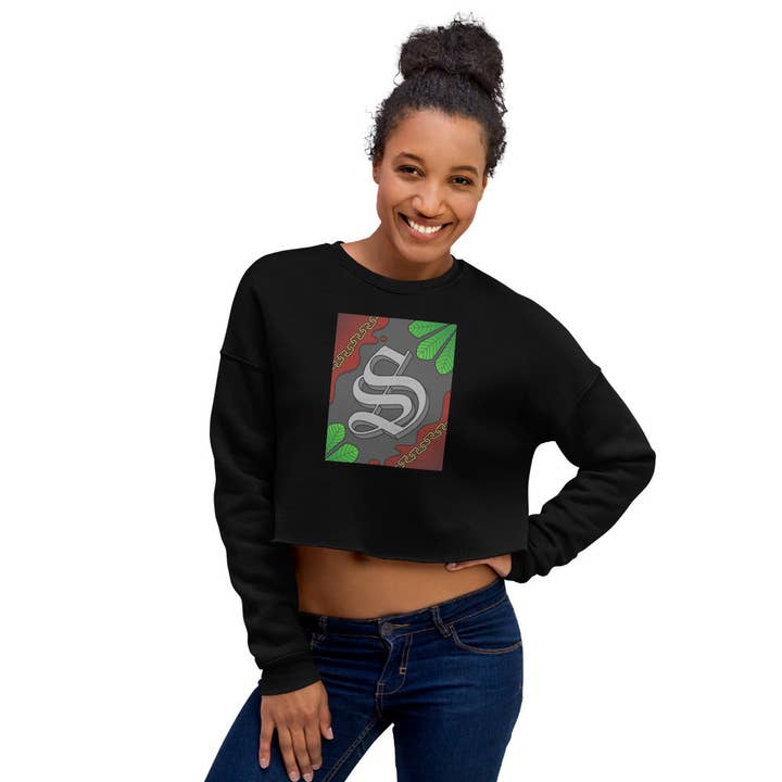Letter S Crop Sweatshirt for wholesale by emilyckohl