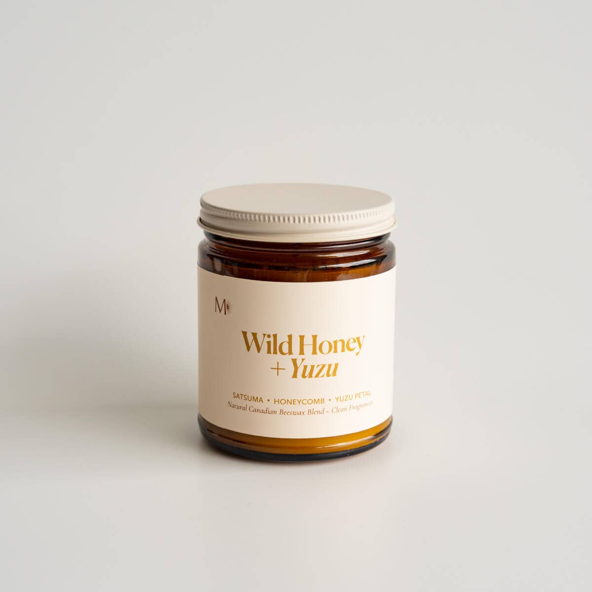 Misiyo Candle Co - Wholesale Jar/Filled Candle - Wild Honey + Yuzu | Canadian Beeswax Candle3