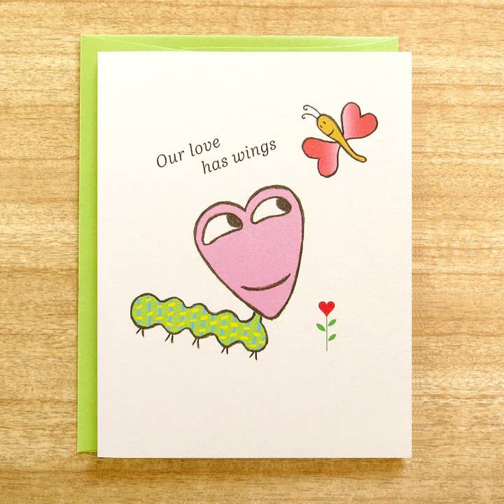 Rups Liefdeskaart voor wholesale door INKLOSURES