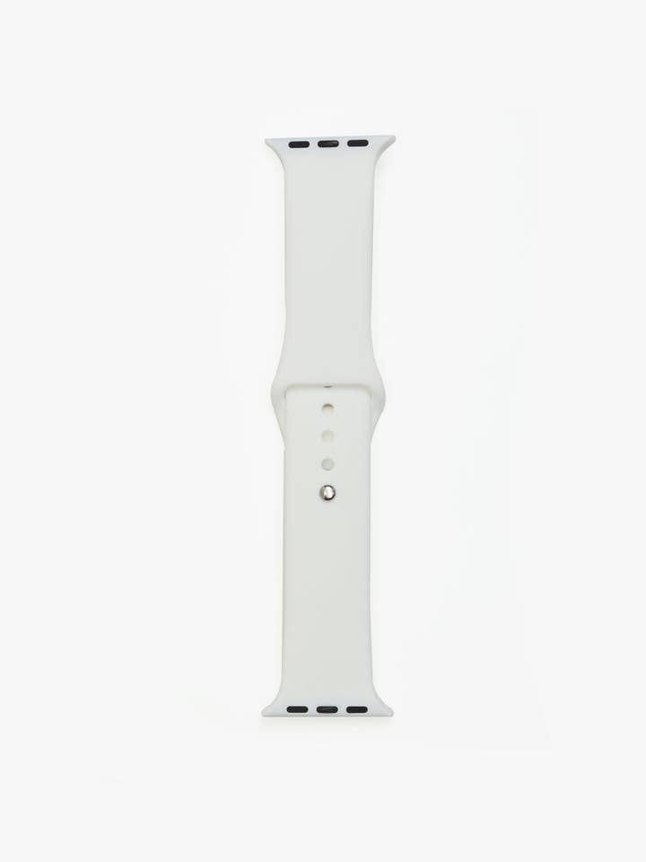 Silicone Apple Watch Band - White for wholesale by Savoy Active