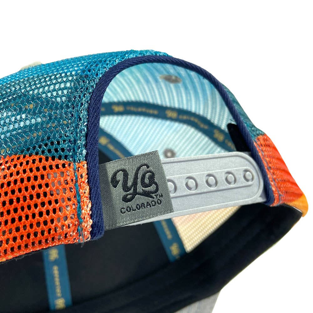 YoColorado - Wholesale Trucker Hat - Unisex - Hat - Grey Shoreline Trucker3