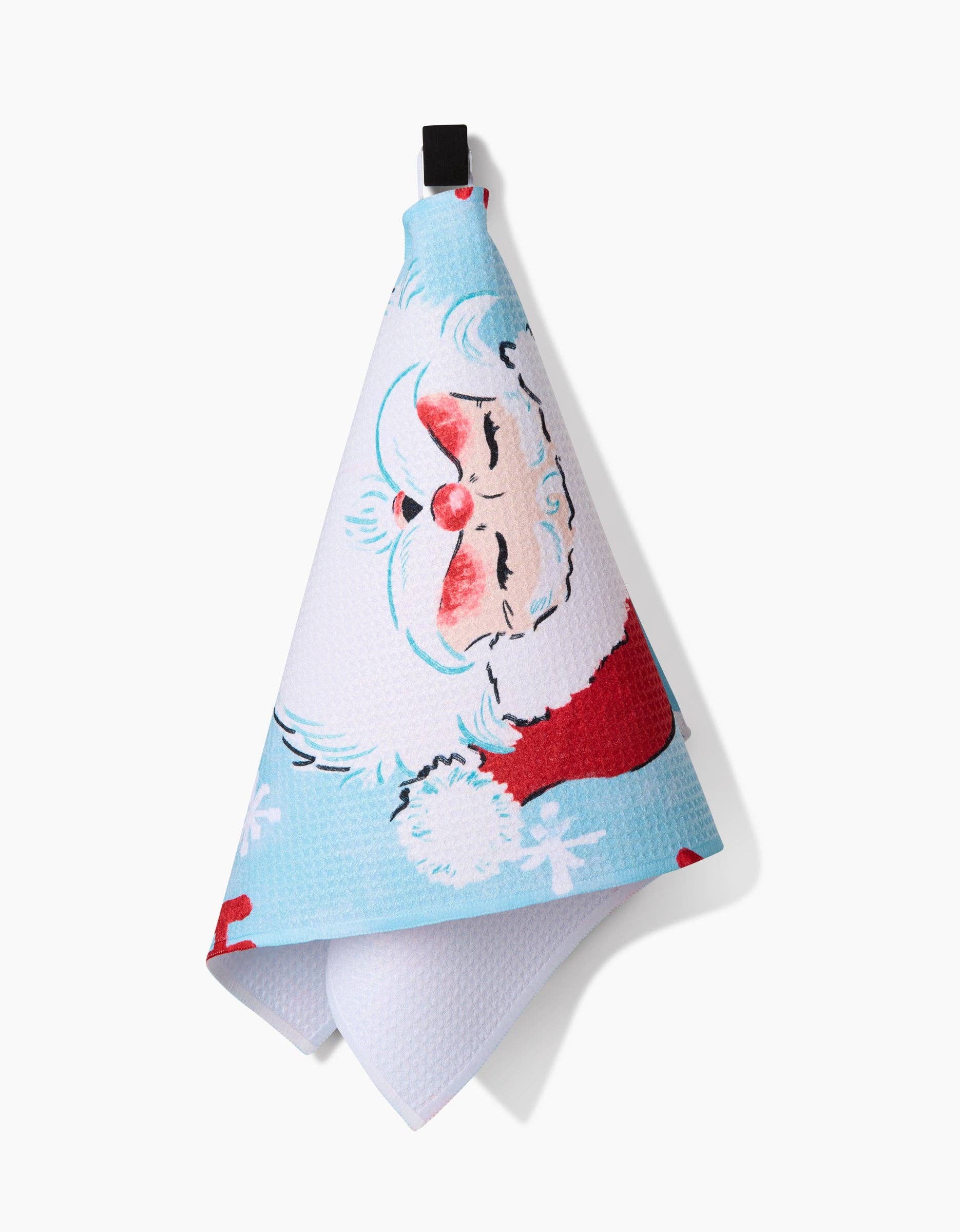 Geometry - Wholesale Tea Towel - Merry Santa Claus2