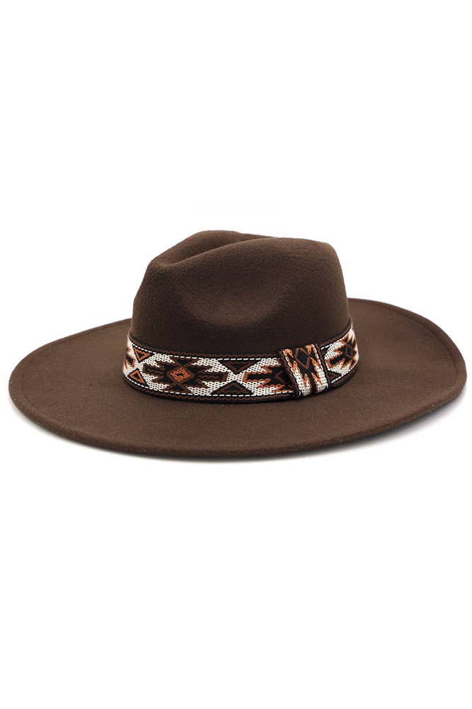 Hana - Wholesale Fedora - Women's - Tribal Band Panama Hat22