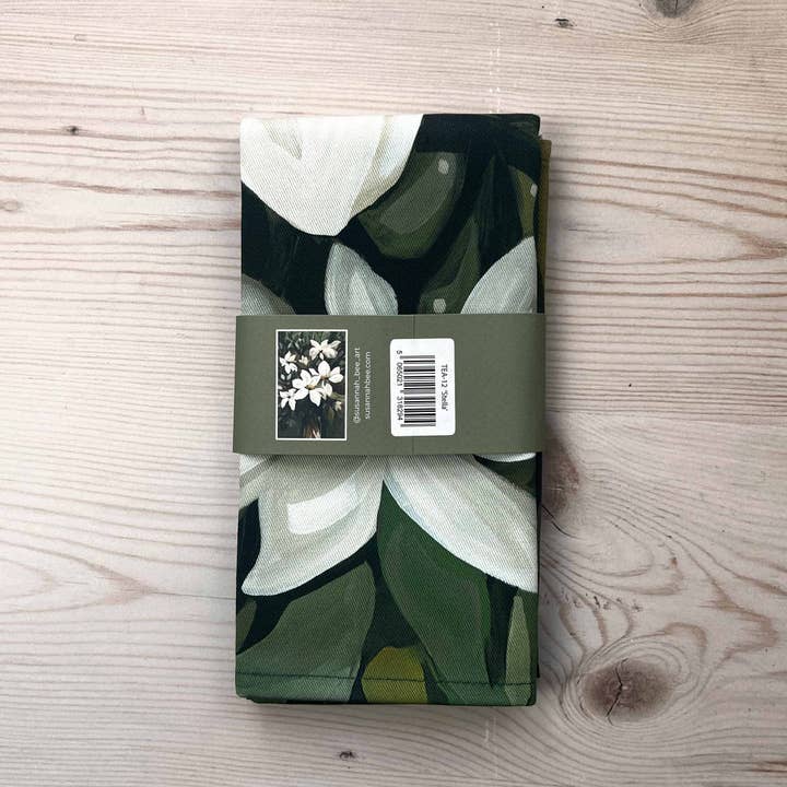 Susannah Bleasby Art - Wholesale Tea Towel - Cotton tea towel | Floral tea towel | 'Stella'5