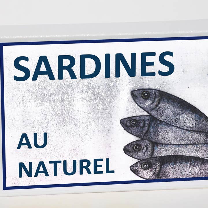 CAPITAINE NAT' - Vente Poissons en conserve - COLLECTOR - Sardines au naturel 115g0