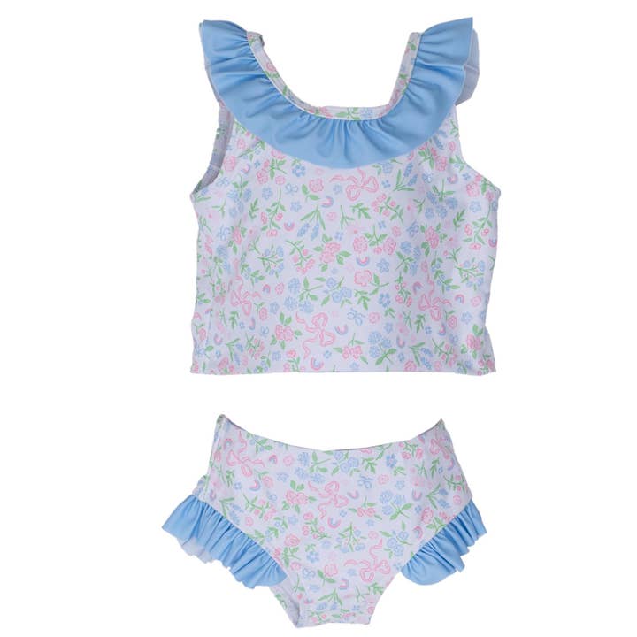 Maillot de bain deux pièces Seacrest Ditsy Bow pour la vente par The Oaks Apparel Company