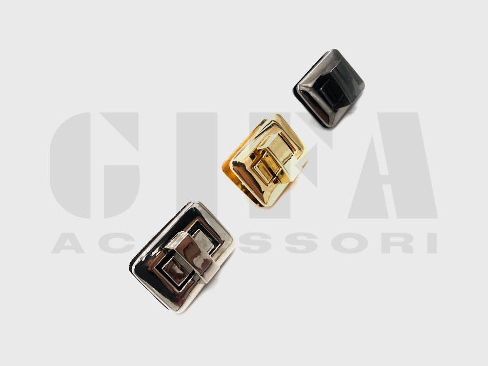 Gifa Accessori - Vente Fermoir - Fermeture tourniquet rectangulaire art 179