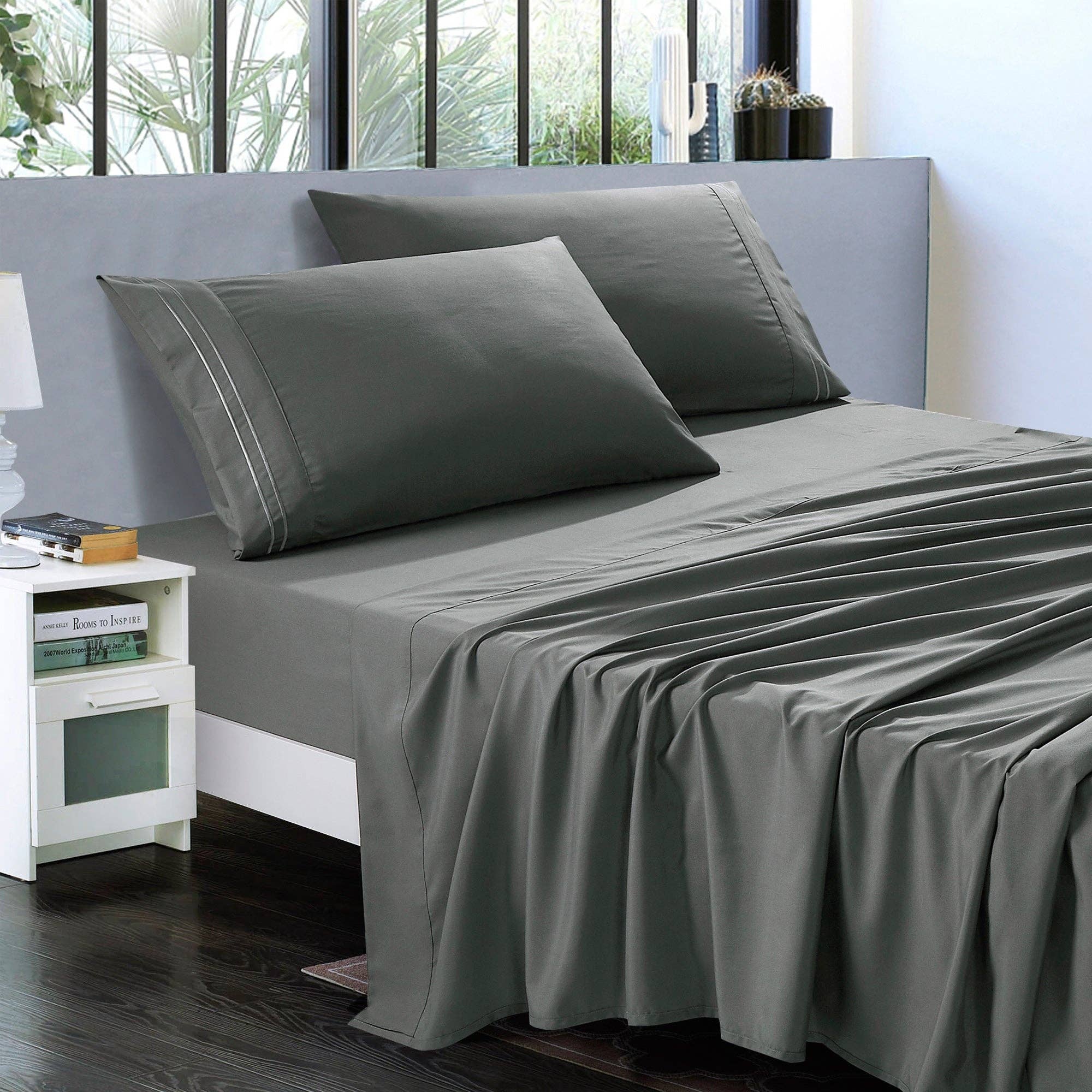 Linen Mart – wholesale Sheet set – Soft Microfiber Deep Pocket Bed Sheets - 4 Piece Set57